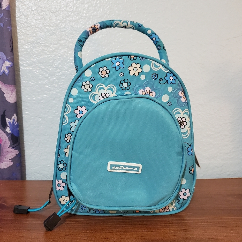 Vintage Blue Floral Insulated Lunch Bag by Access Bag n' Pack. NWT